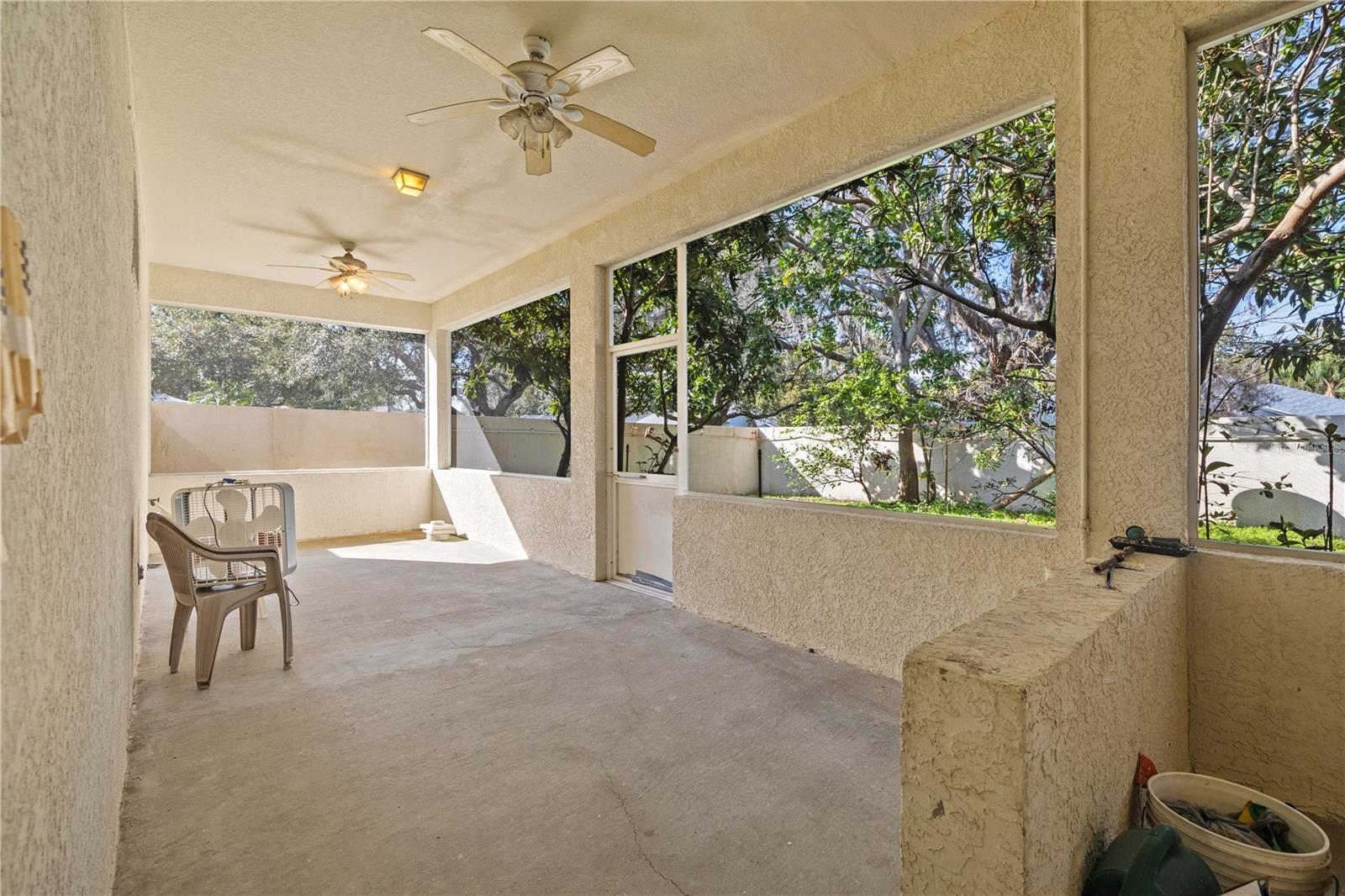 Screened porch