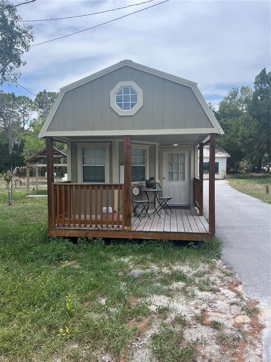 Shed in the front of property that was used as additional quarters.