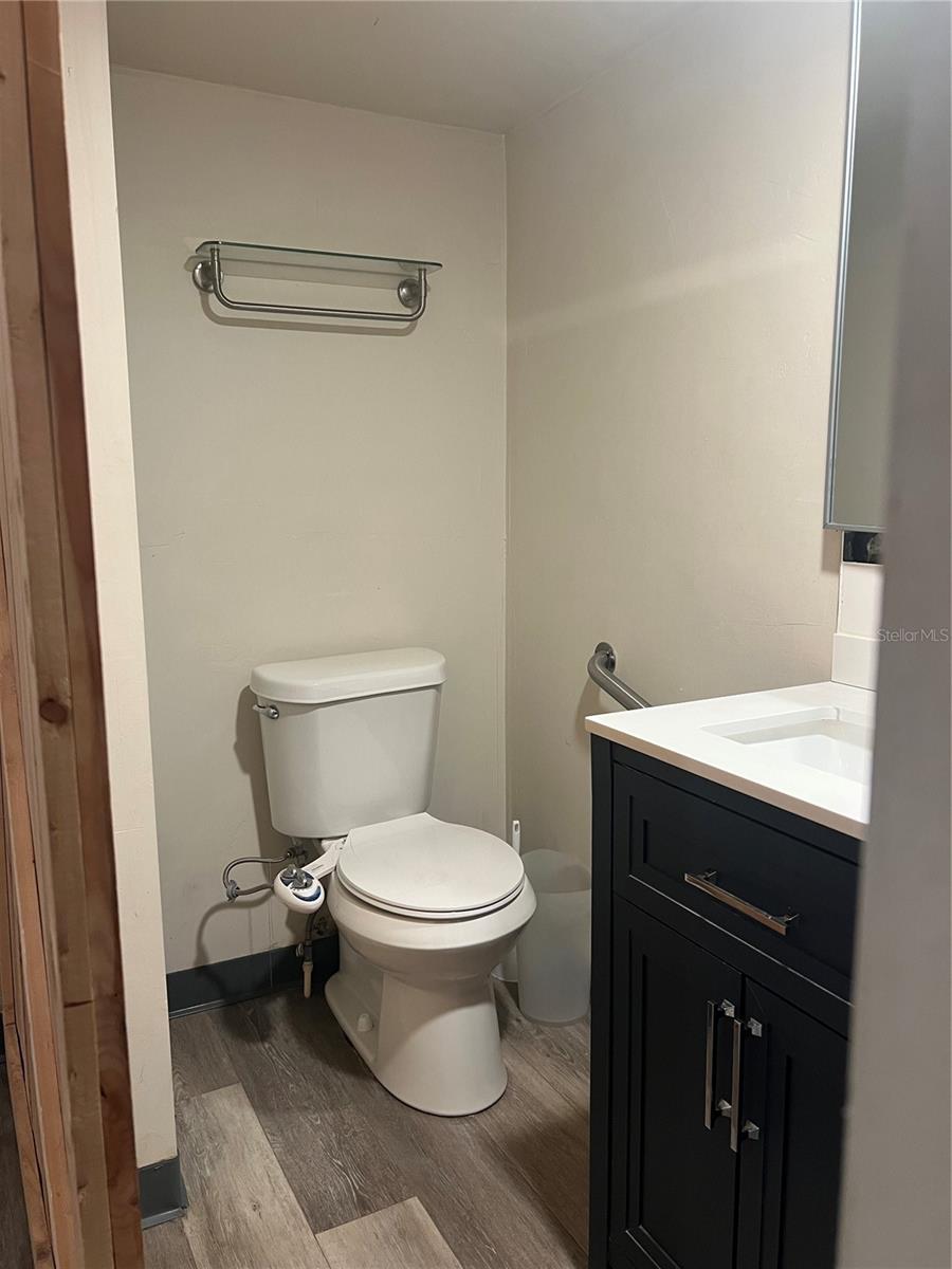 Full bath in Shed