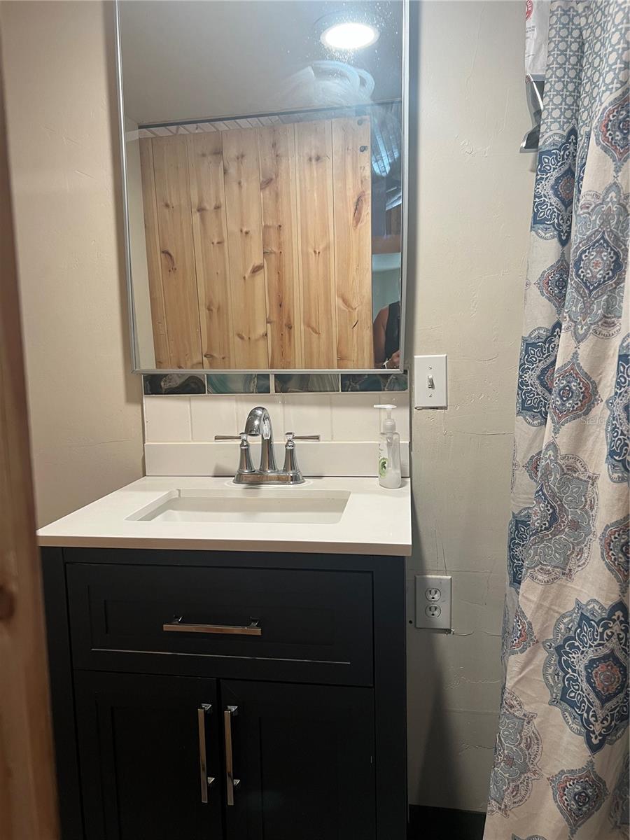Full bath in Shed
