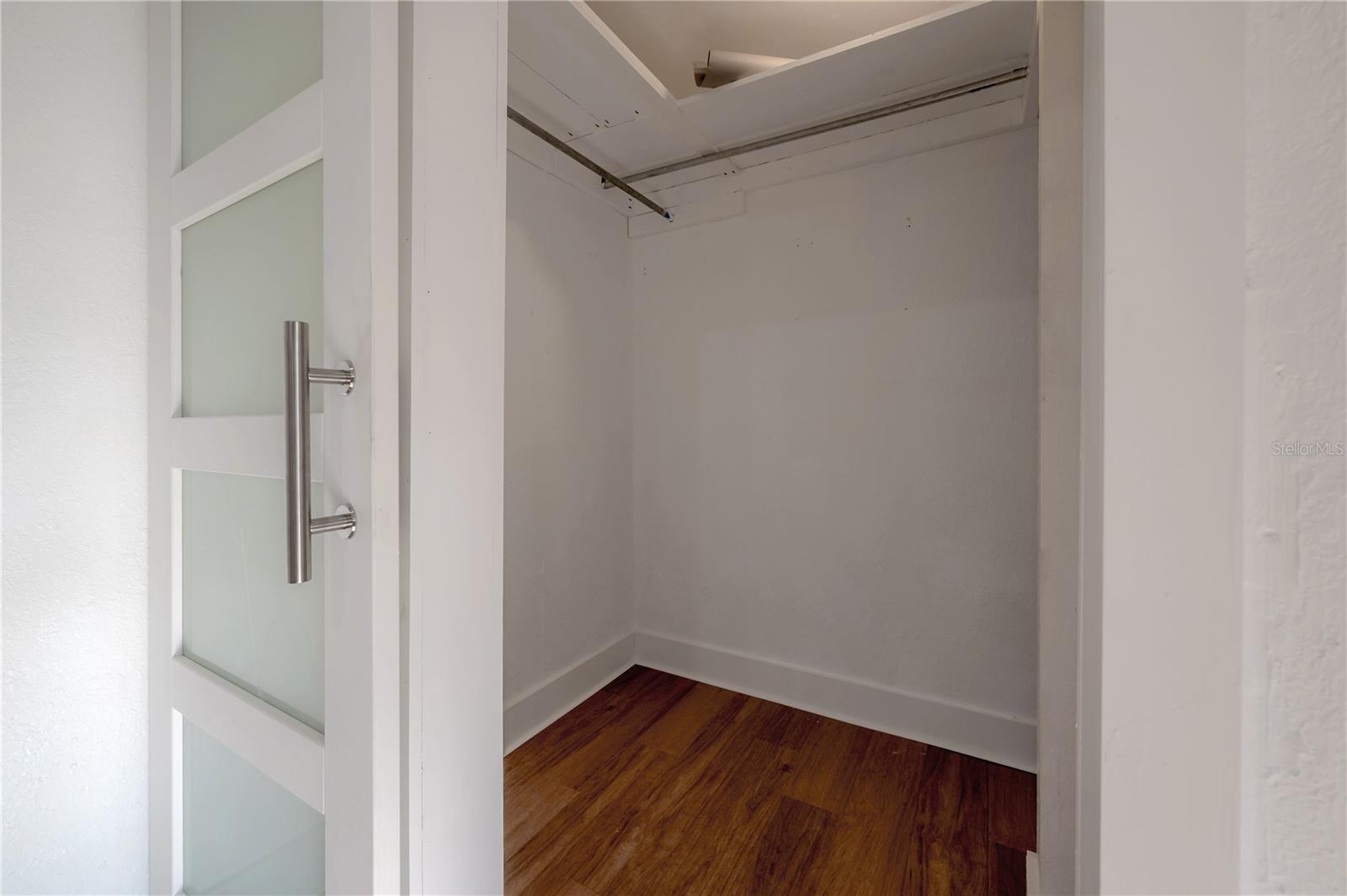 Guest House with bathroom, walk-in closet, and space for full kitchen