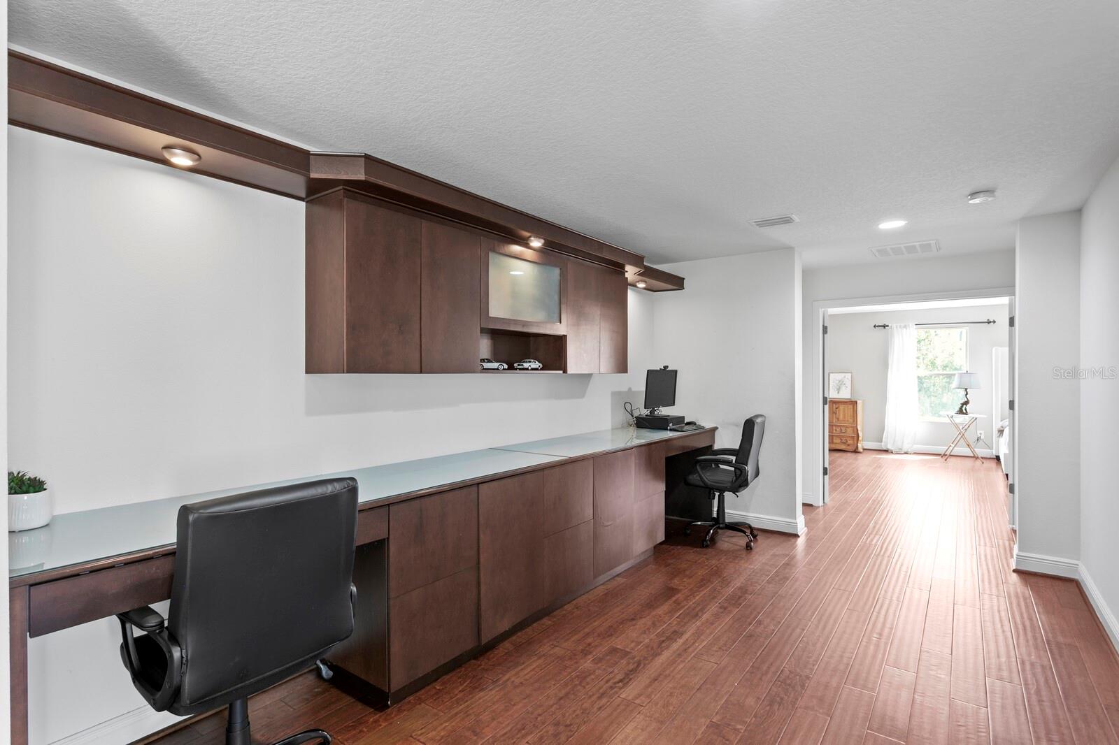 Great homework stations or home office space in the bonus room