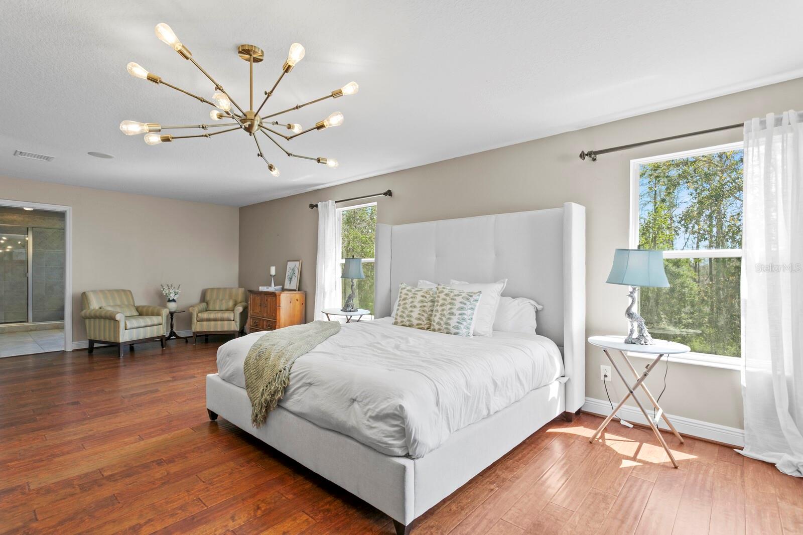 Stunning primary suite
