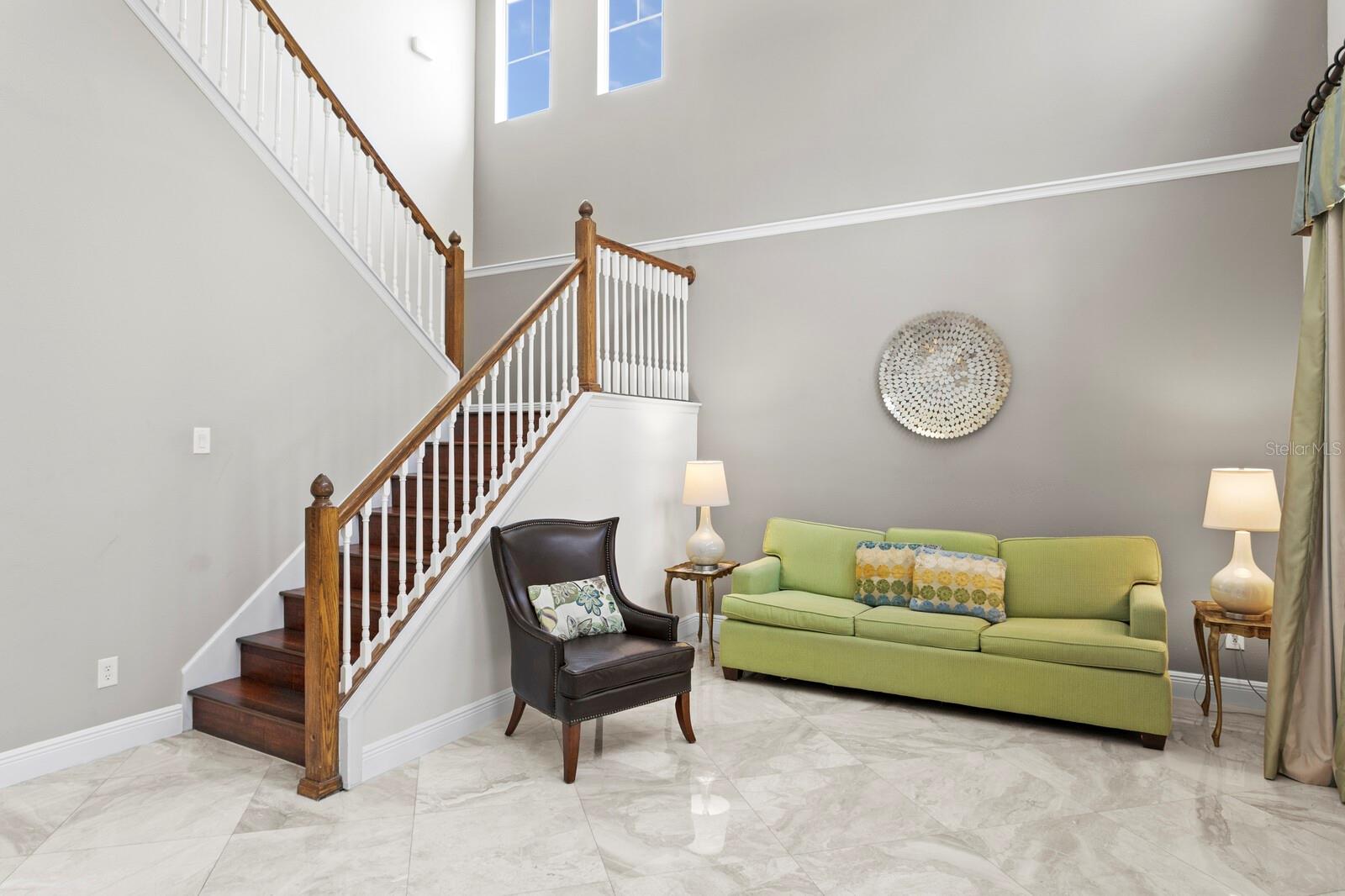 Formal living room off the foyer