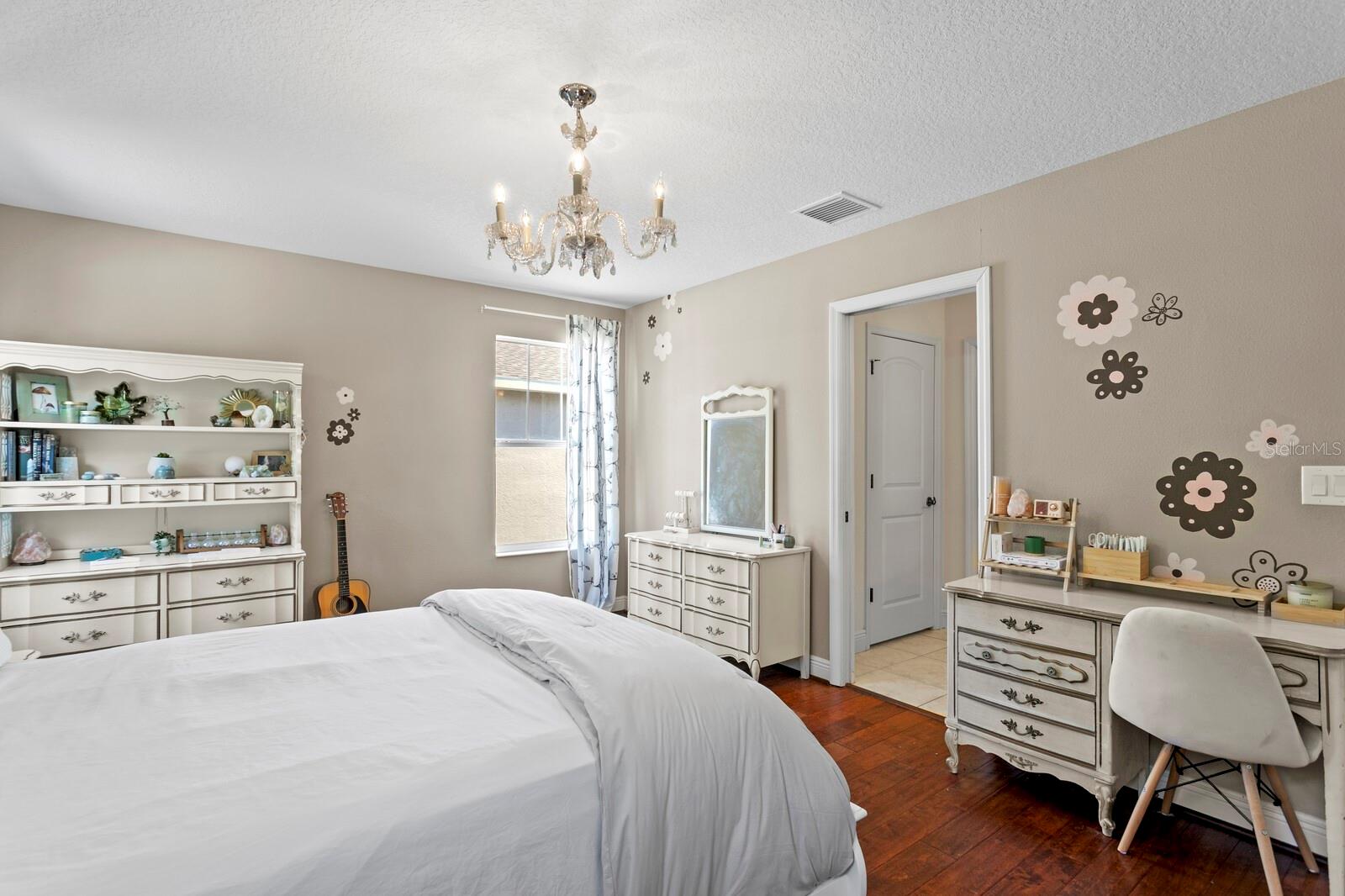 3rd bedroom that shares a Jack-n-Jill full bath with the 4th bedroom