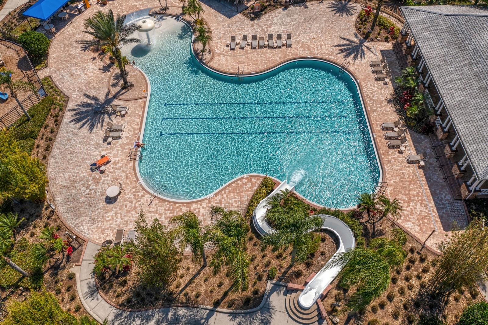 Resort-style community pool