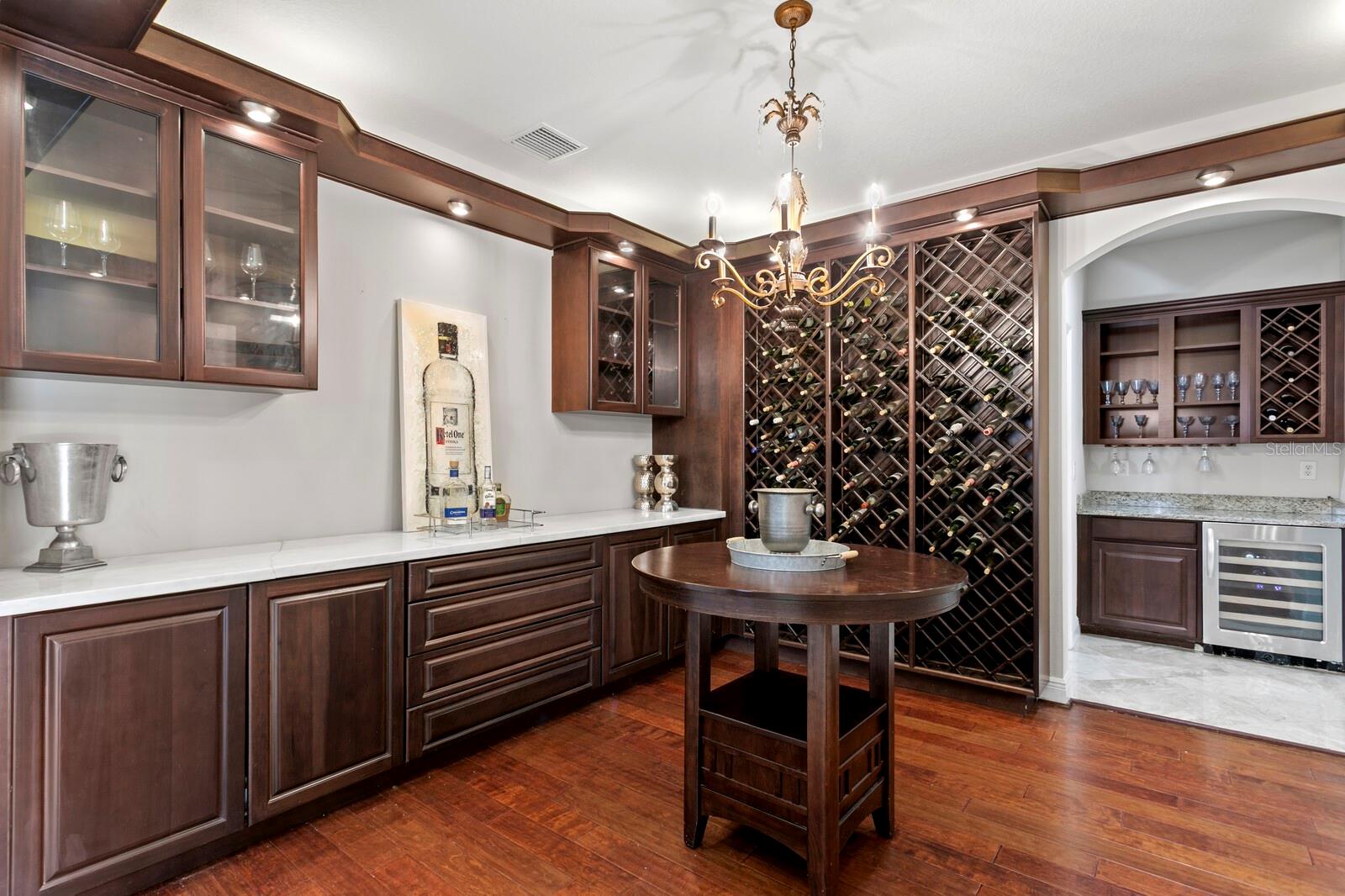 Host fantastic gatherings in your custom wine room