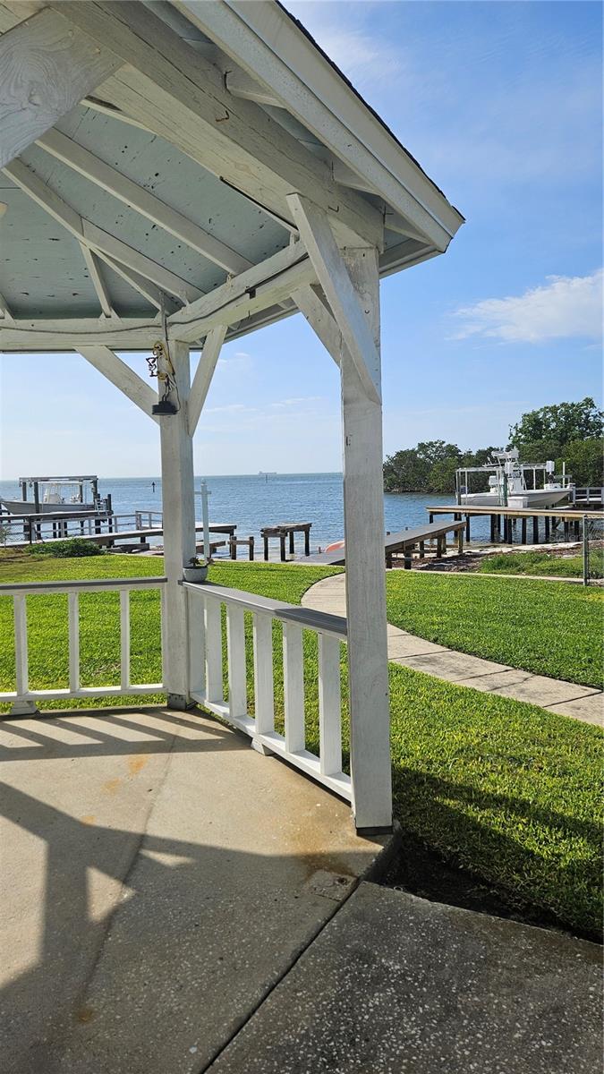 Water View from Gazebo