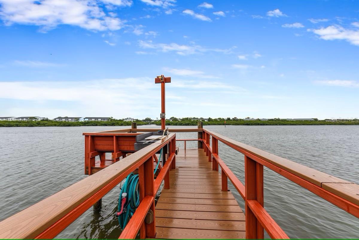 Enjoy fishing and stunning waterfront views from the community pier.