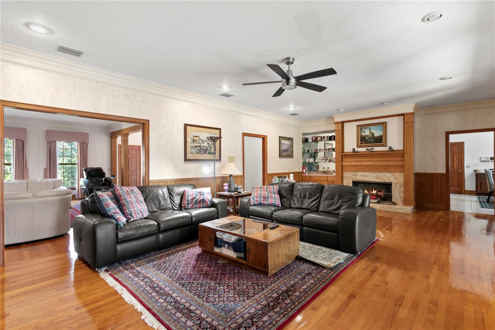 Family Room with Gas Fireplace