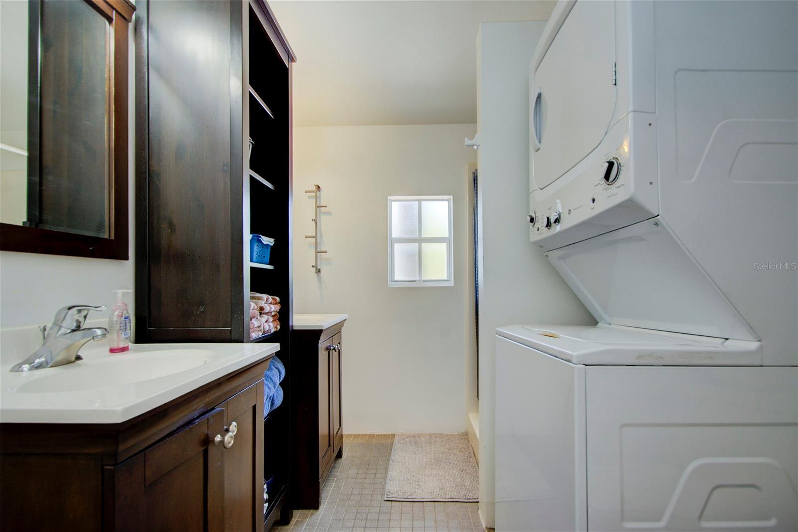 bath with laundry