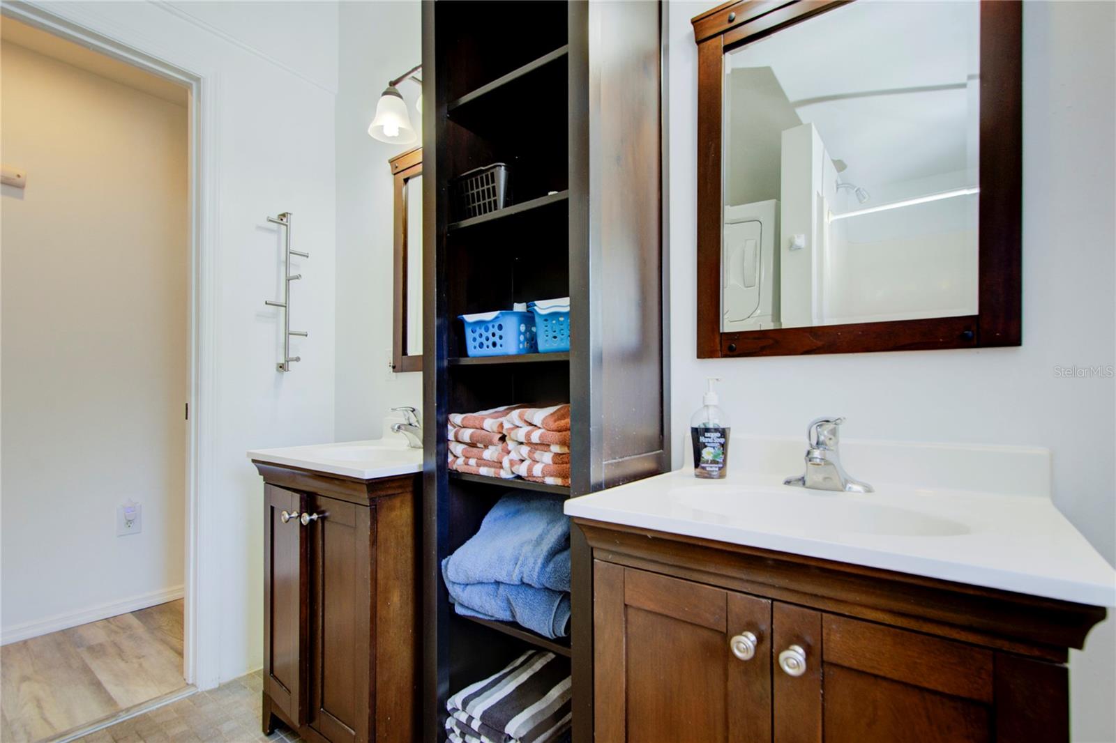 viewed from shower