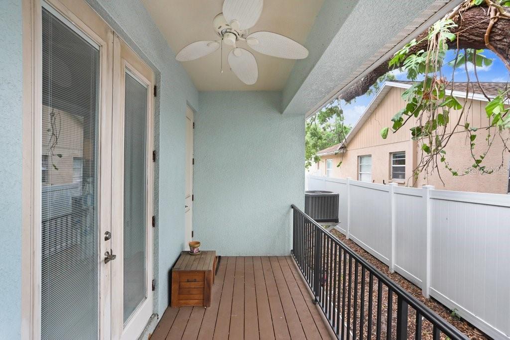 Primary room balcony
