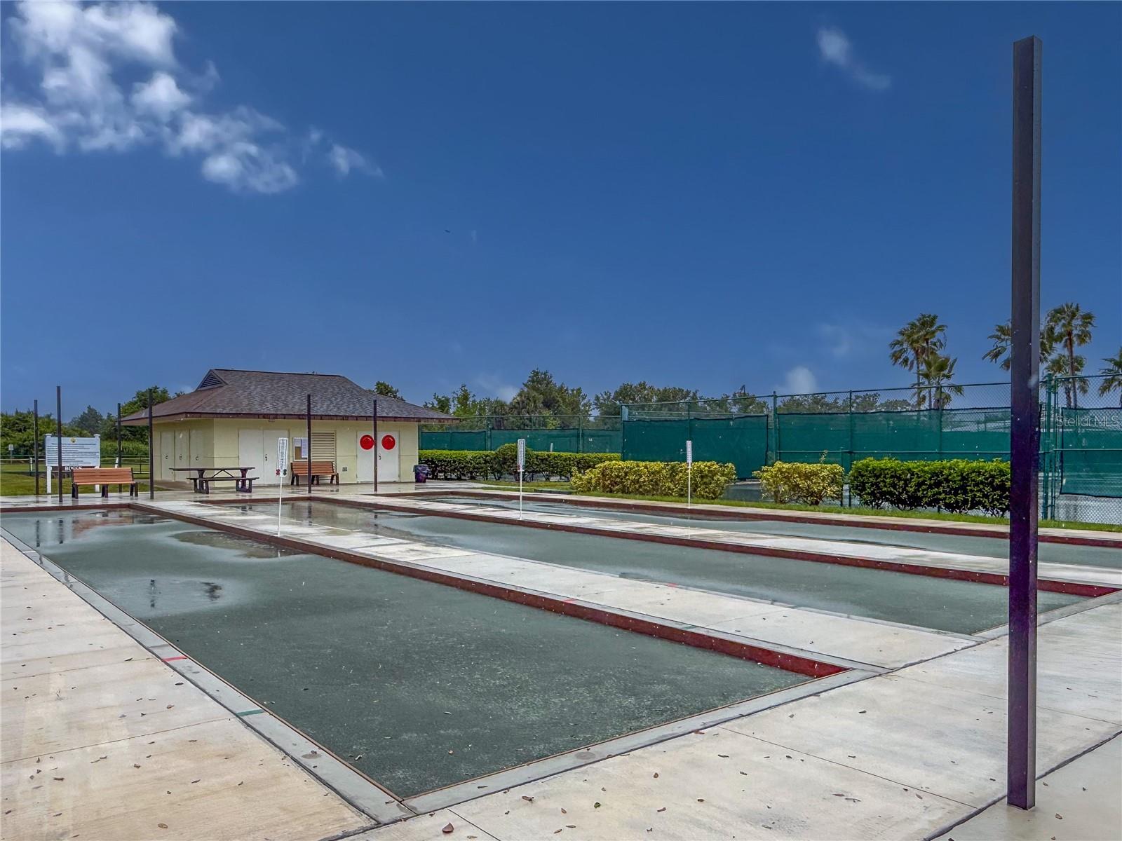 Brand new Bocce Ball courts