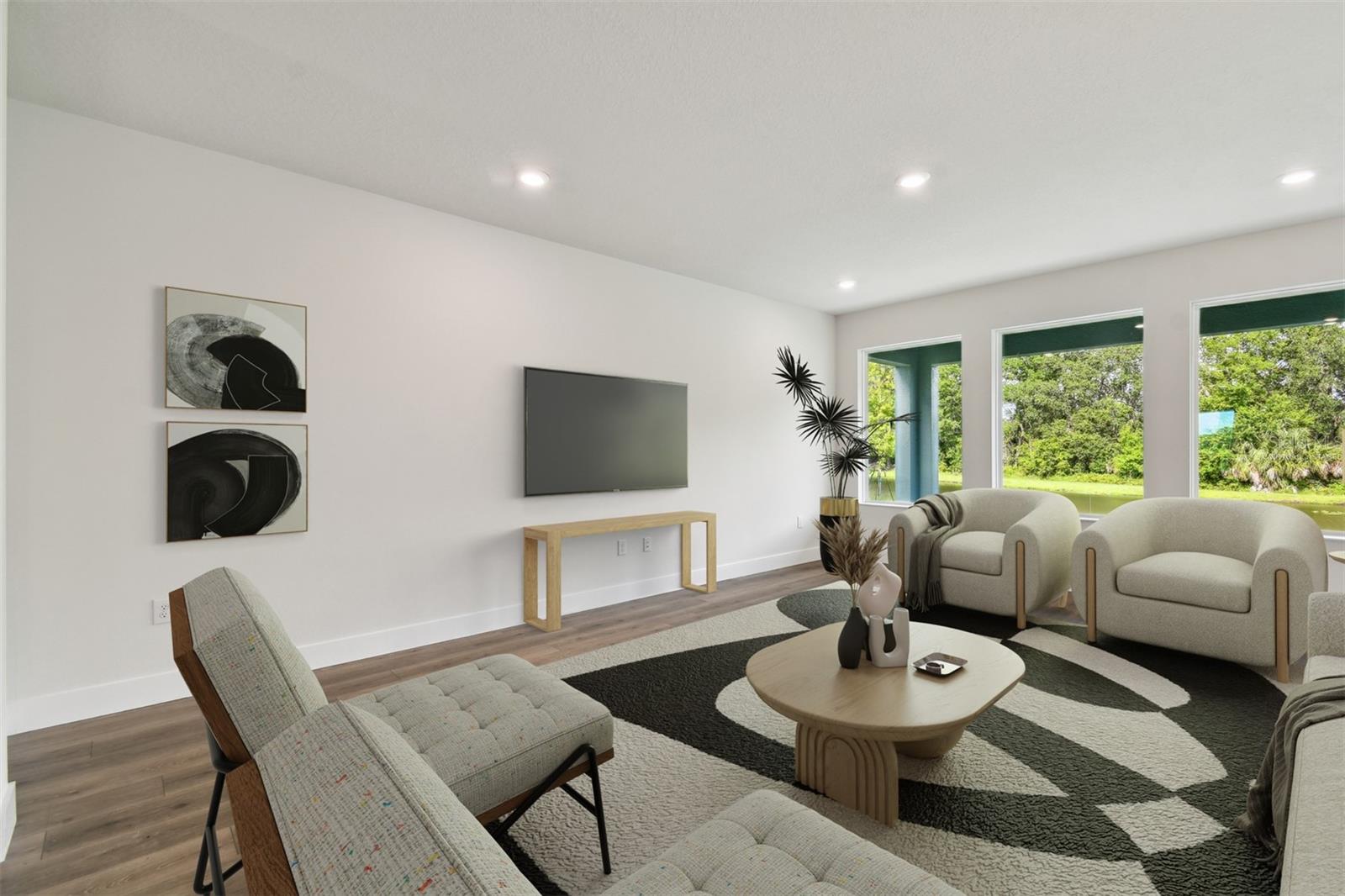 Family Room **Virtually Staged