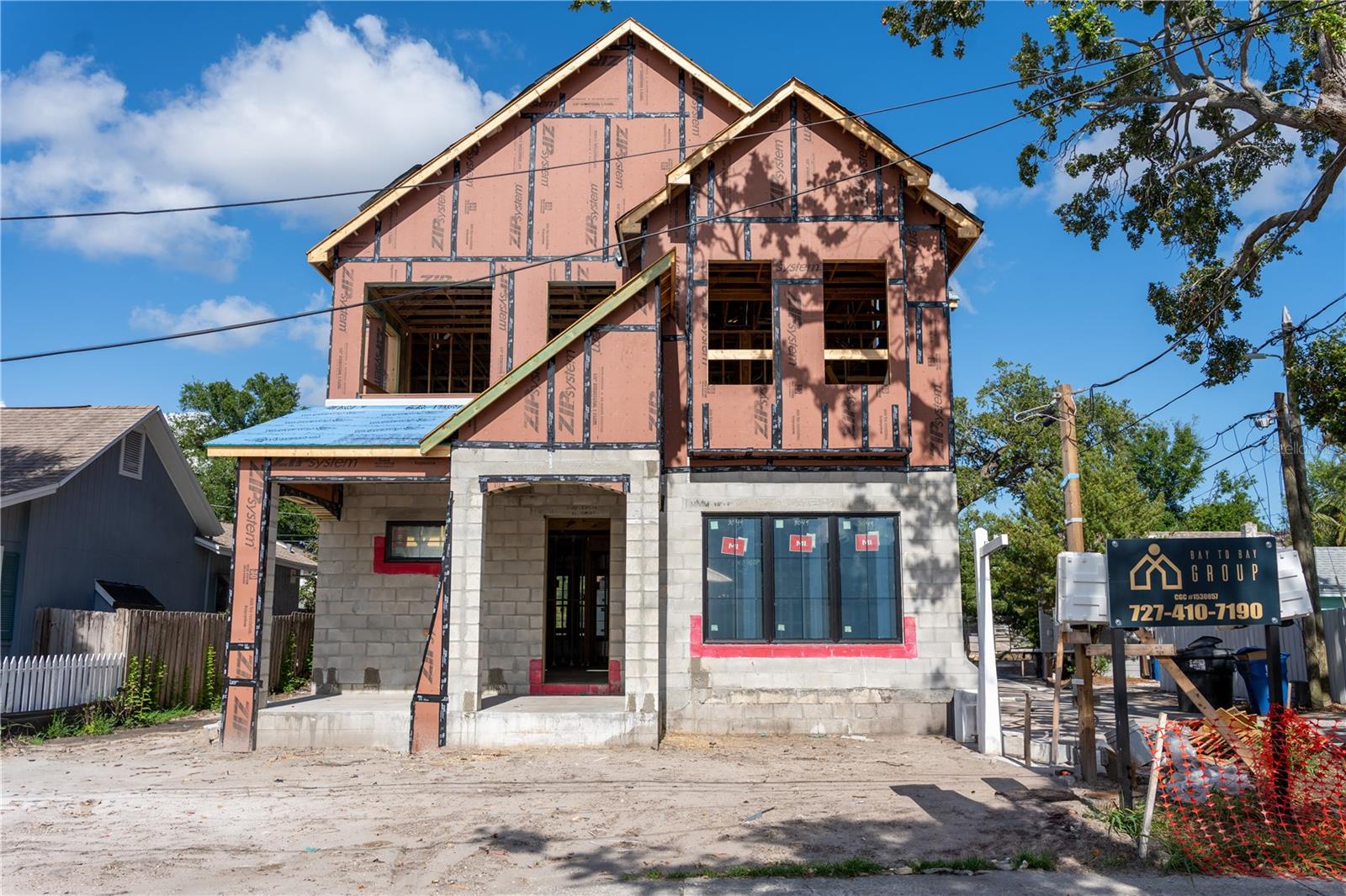 "Front rendering of new construction home on Euclid St. Paul – modern architectural design"