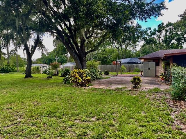 BACK YARD FENCED
