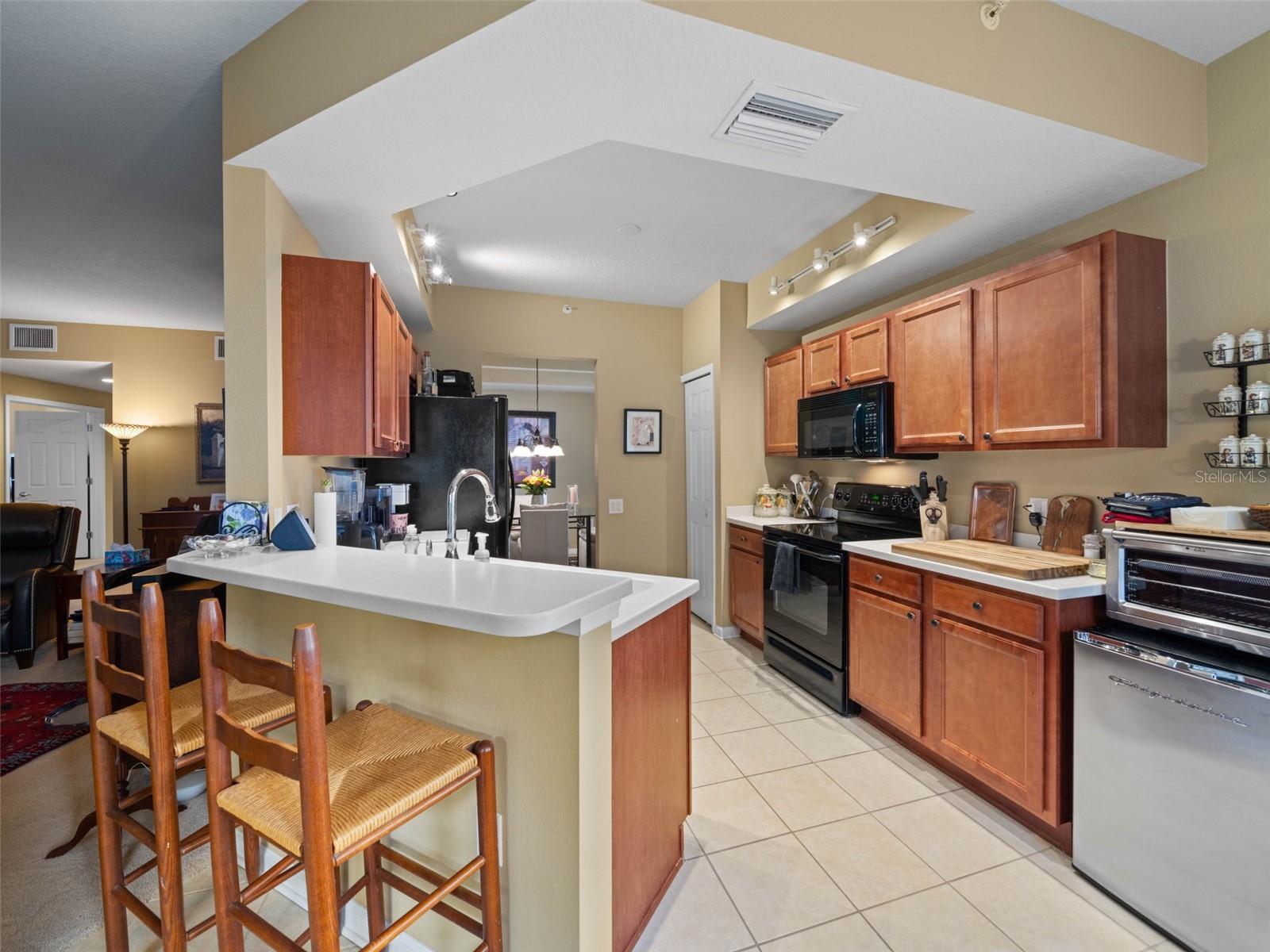 Sit and Relax at Bar Seating or use as buffet for entertaining