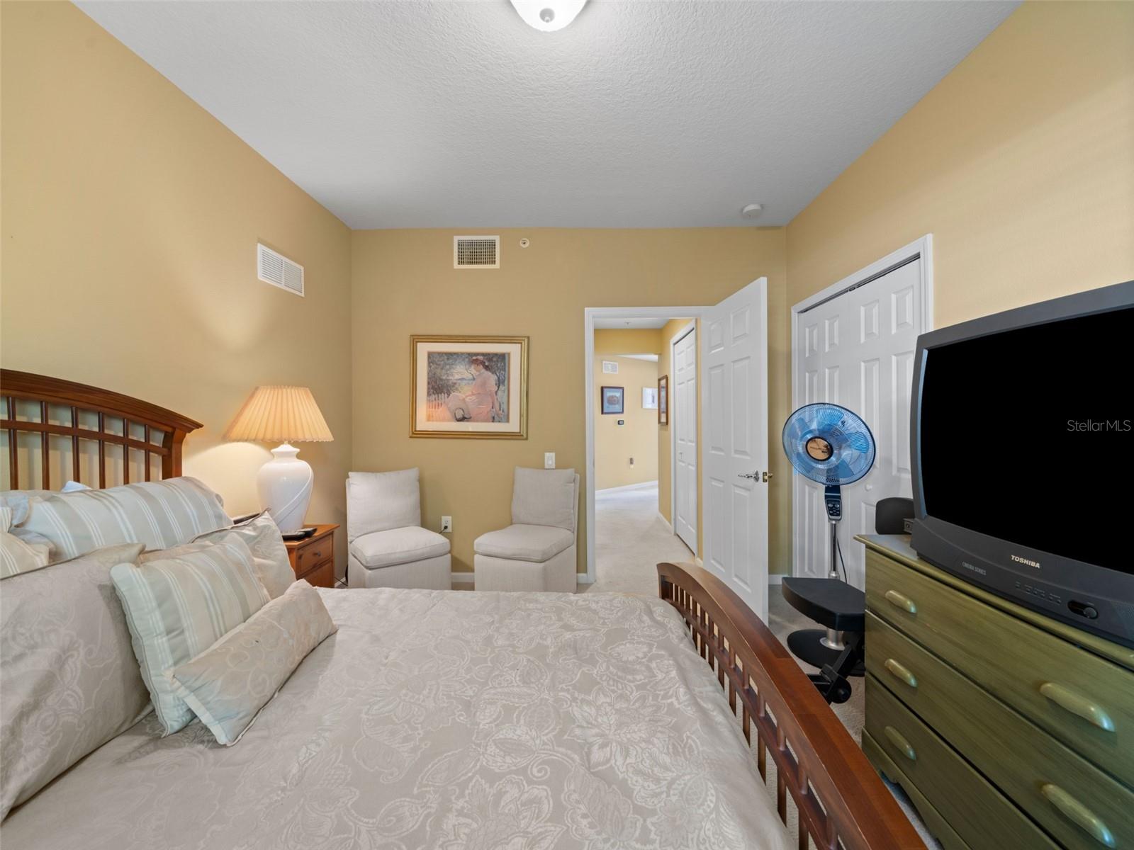 Bedroom off Entrance split floorplan