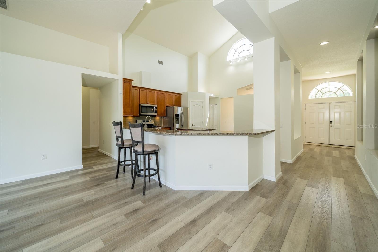Family room and Kitchen