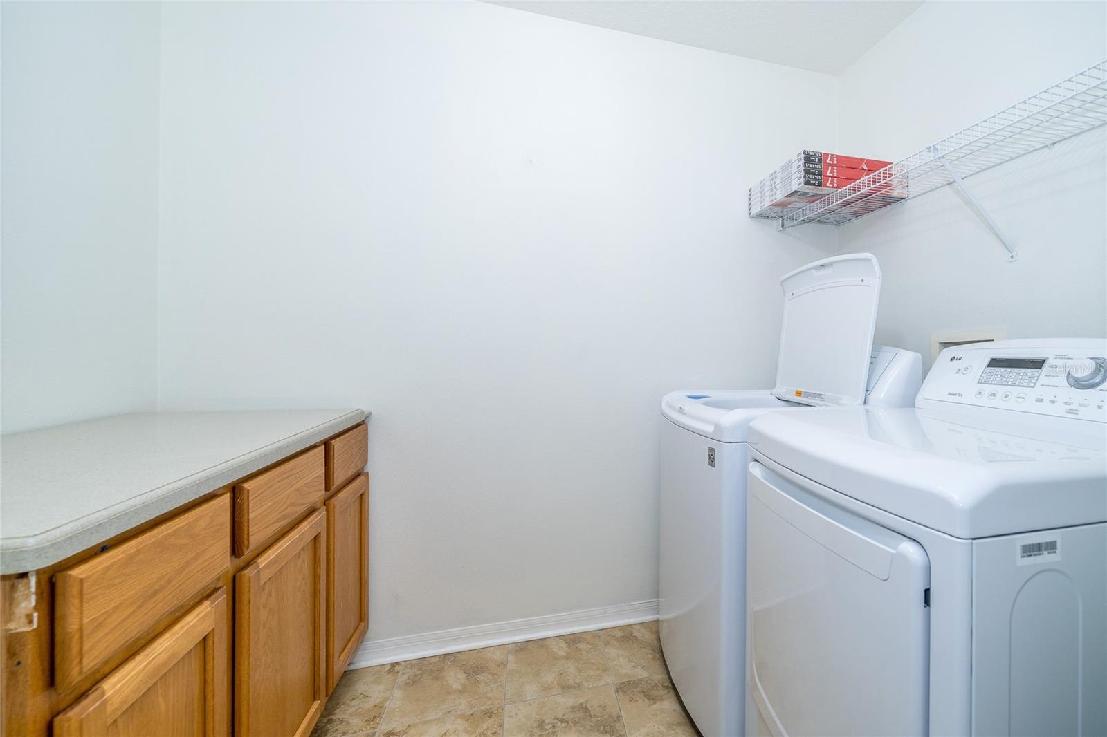 Laundry Room with Cabinet for Storage