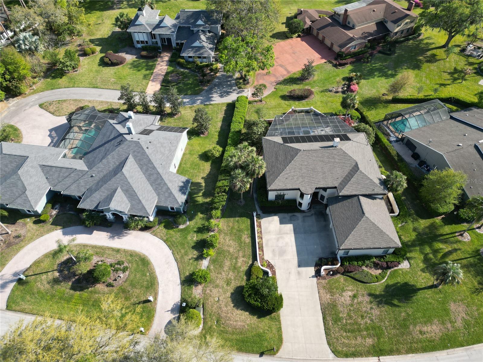 Properties across the street.