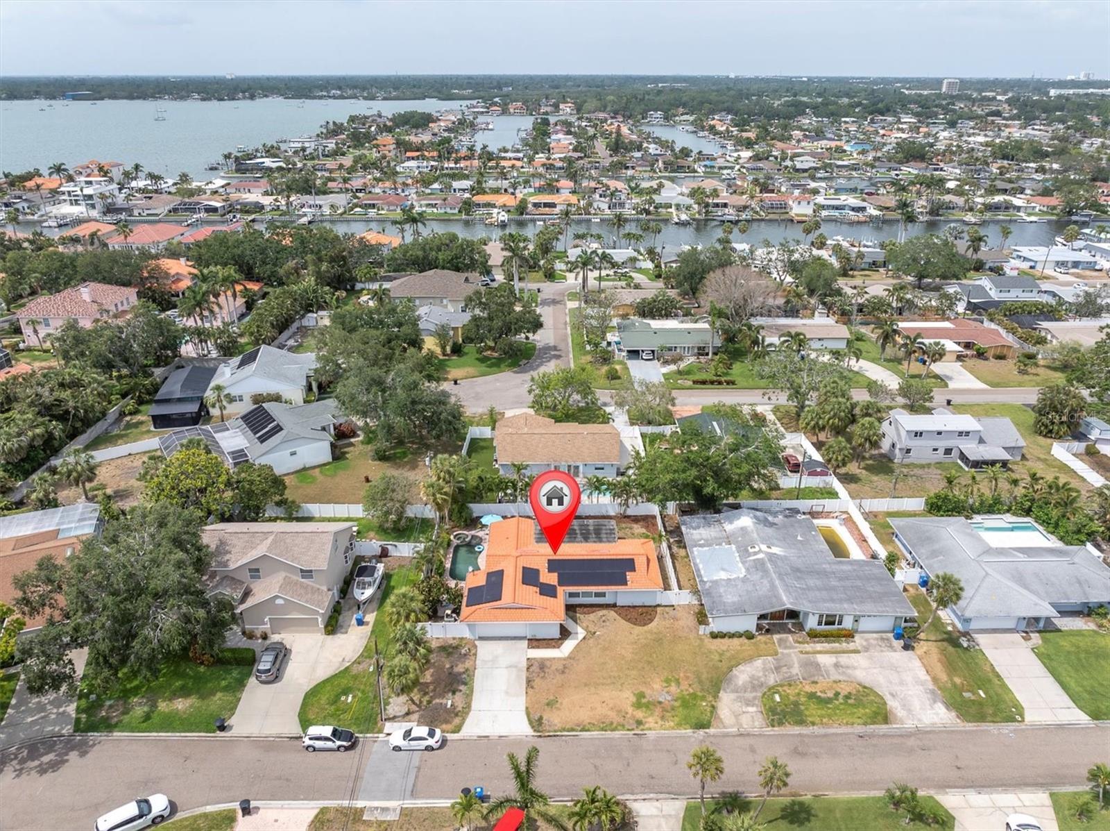 The cul-de-sac location is perfect for privacy.