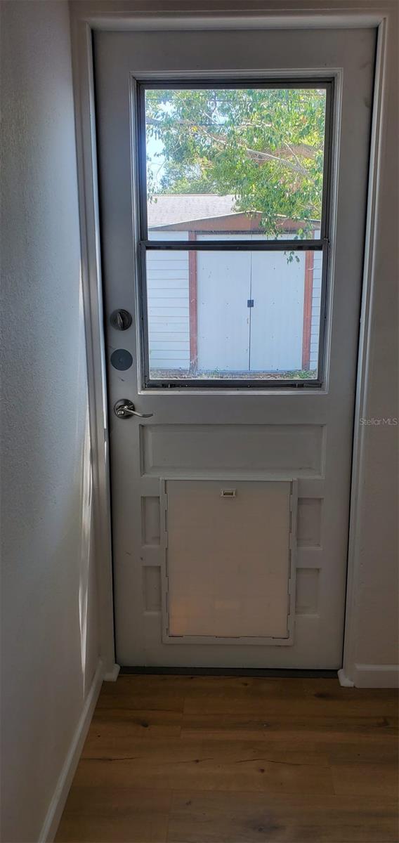 Patio Door with Pet Door