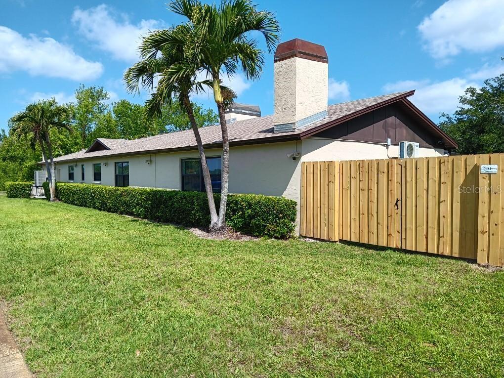 Double Gates at back side of home.