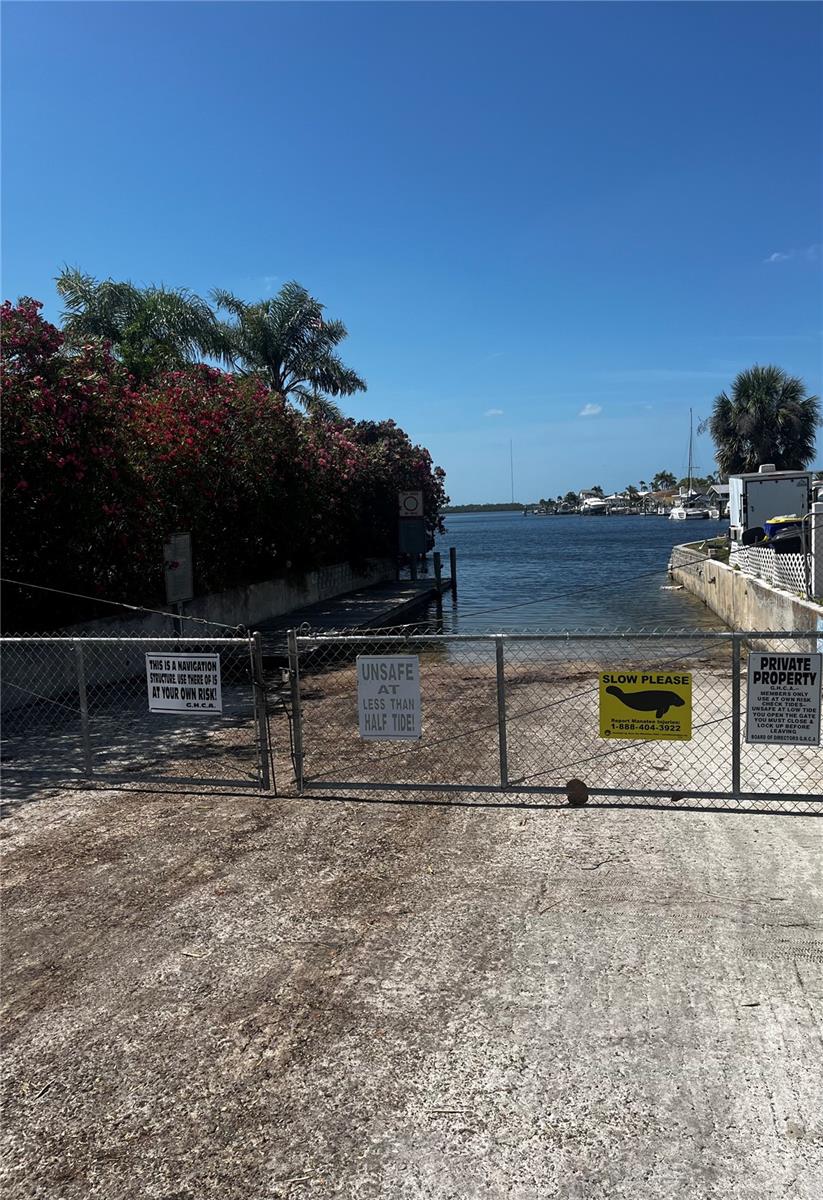 Gulf Harbor's Boat Ramp