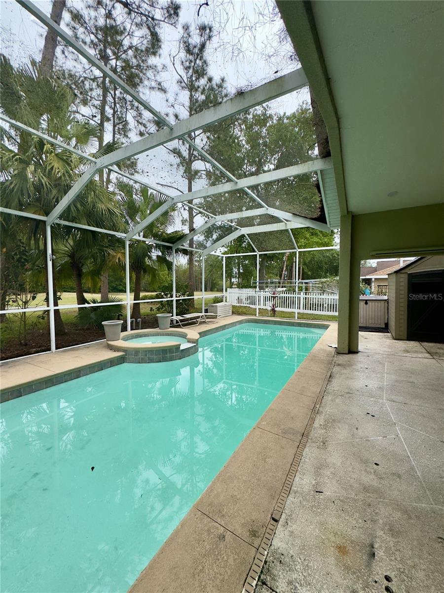 Pool and Spa on Golf Course