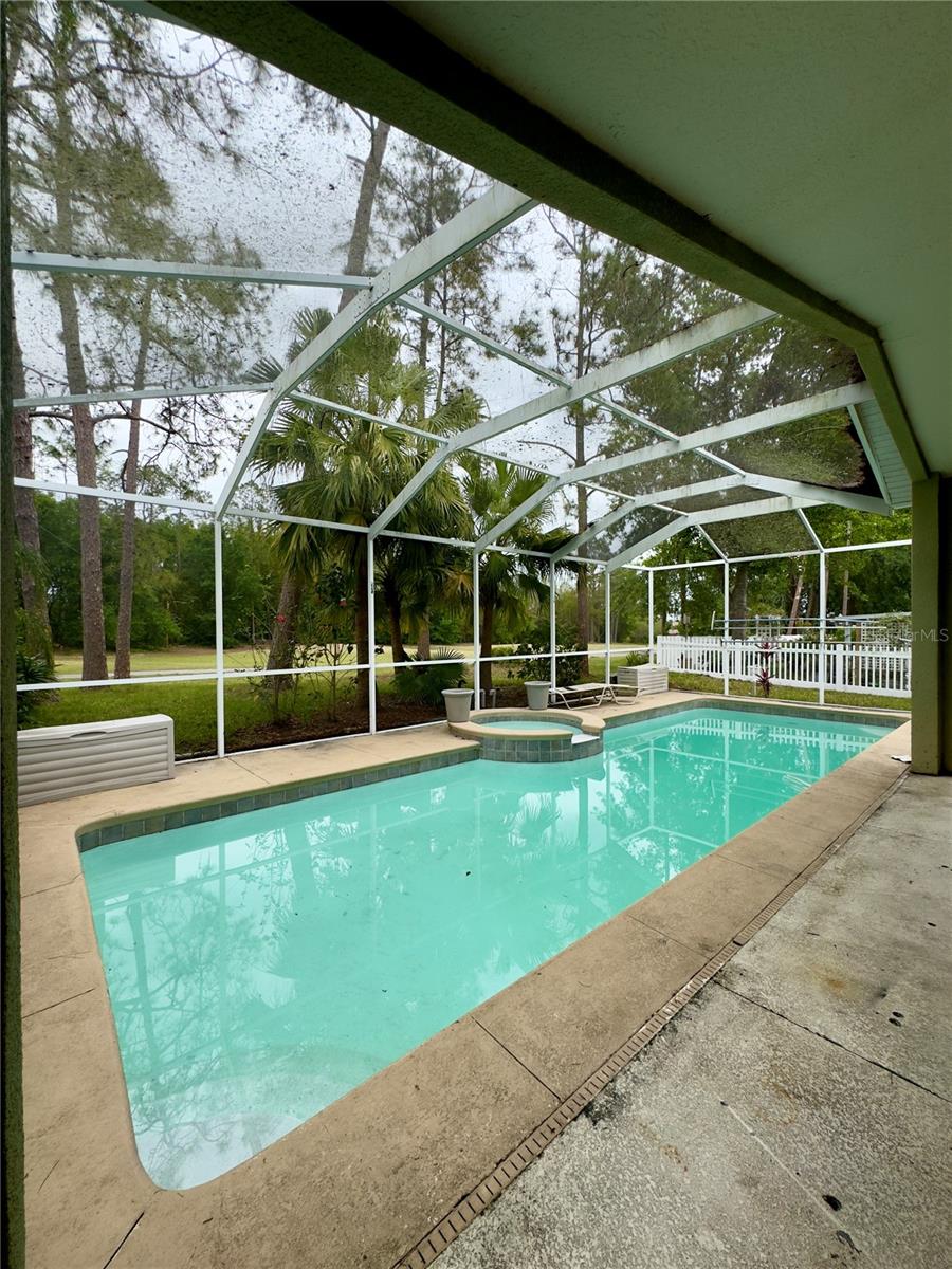 Pool and Spa on Golf Course