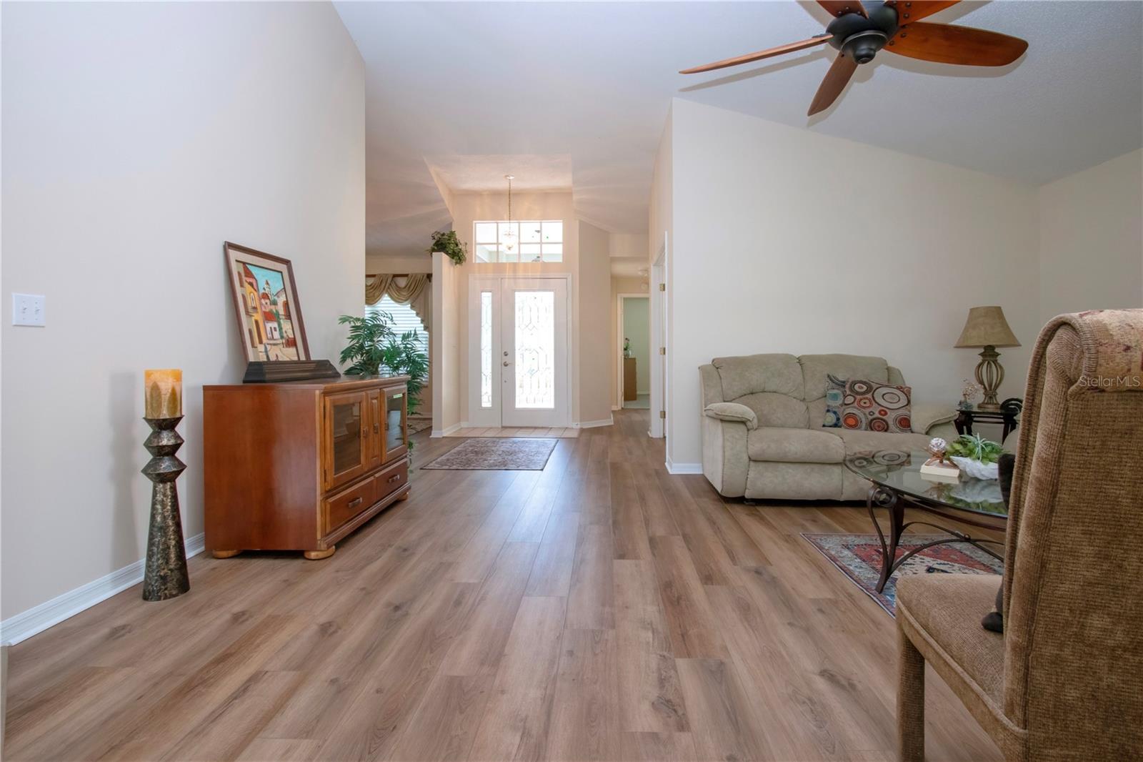 Living Room to Front Door
