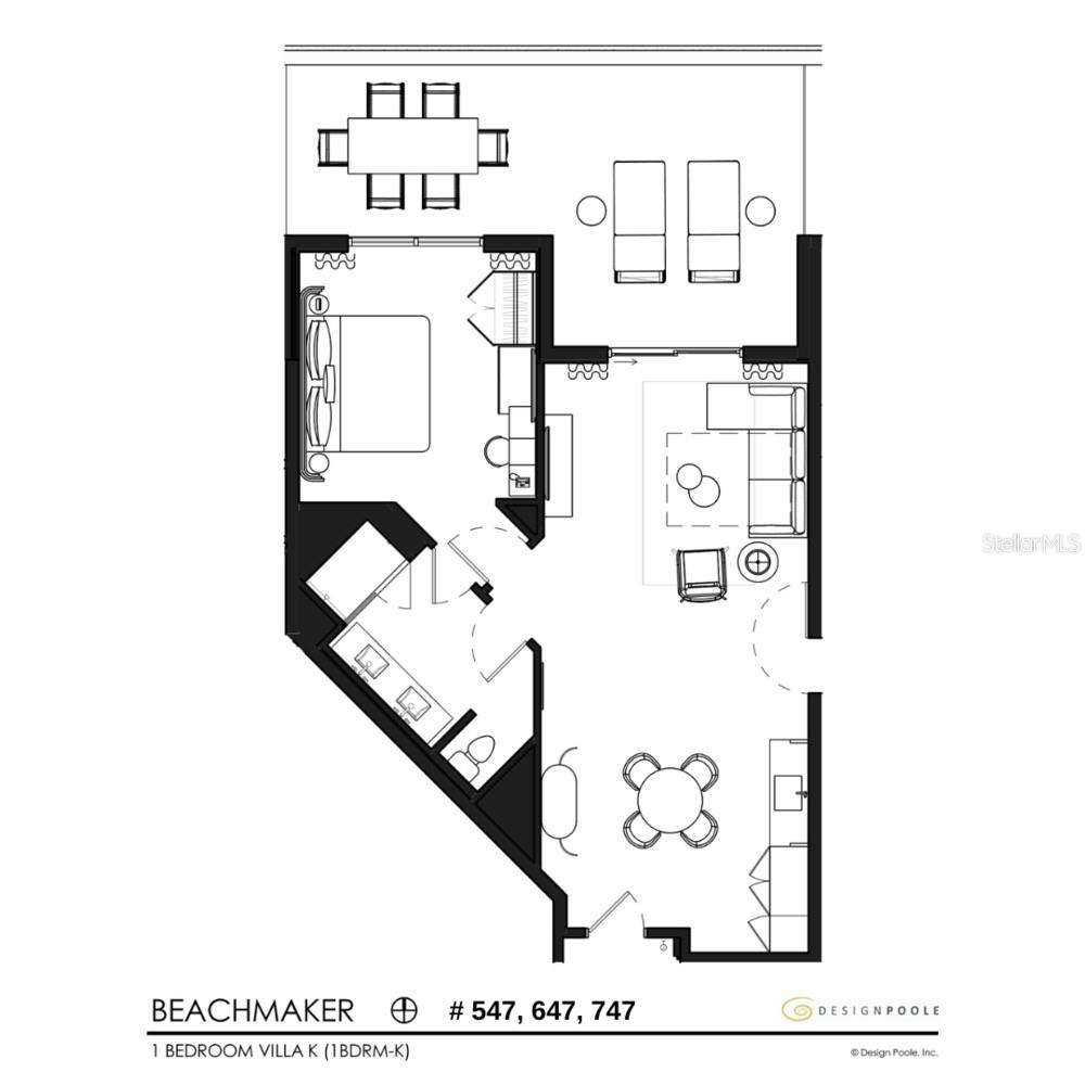 #27 Villa Suite K 1 bedroom - exact floor plans and pricing may vary