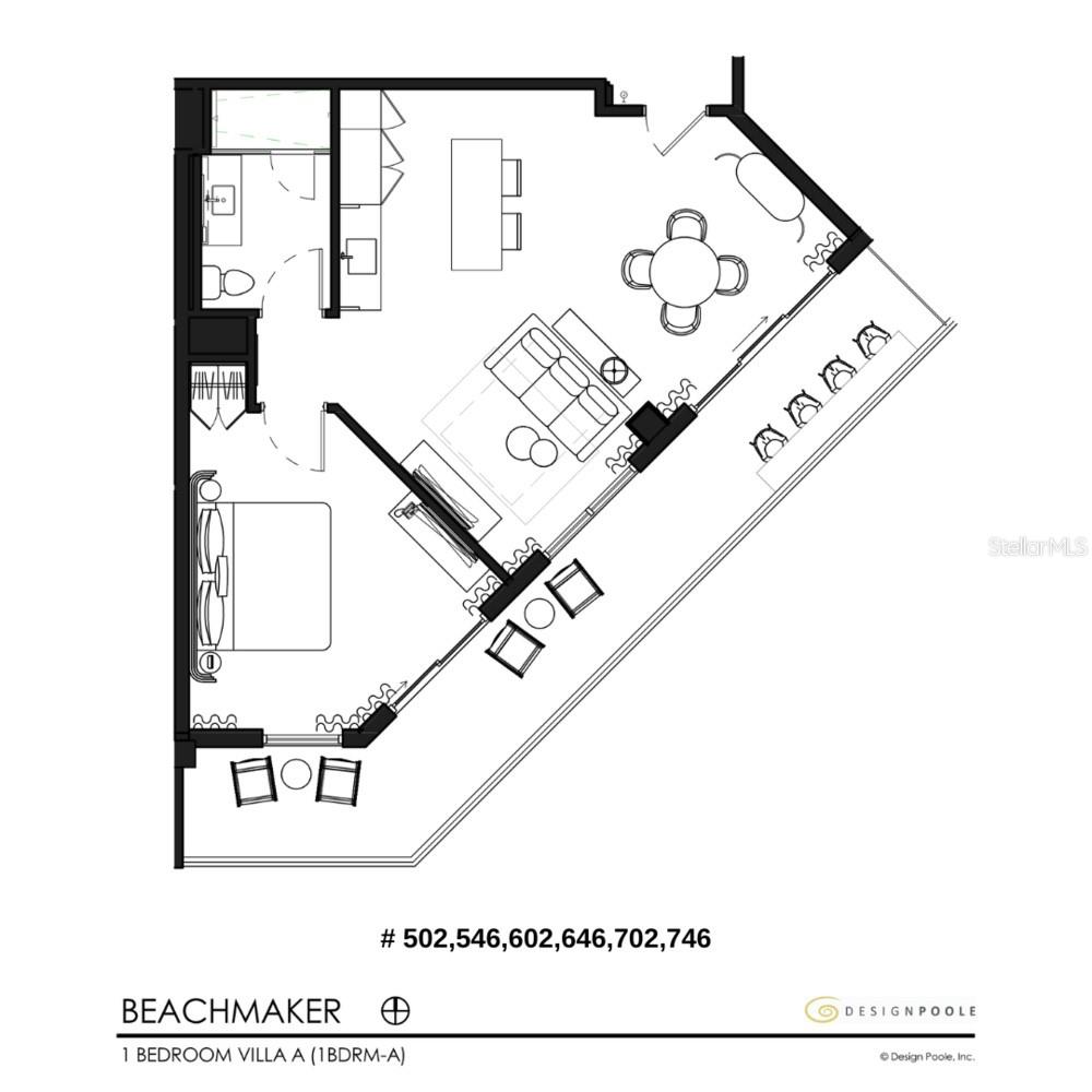 #22 Villa Suite A 1 bedroom - exact floor plans and pricing may vary