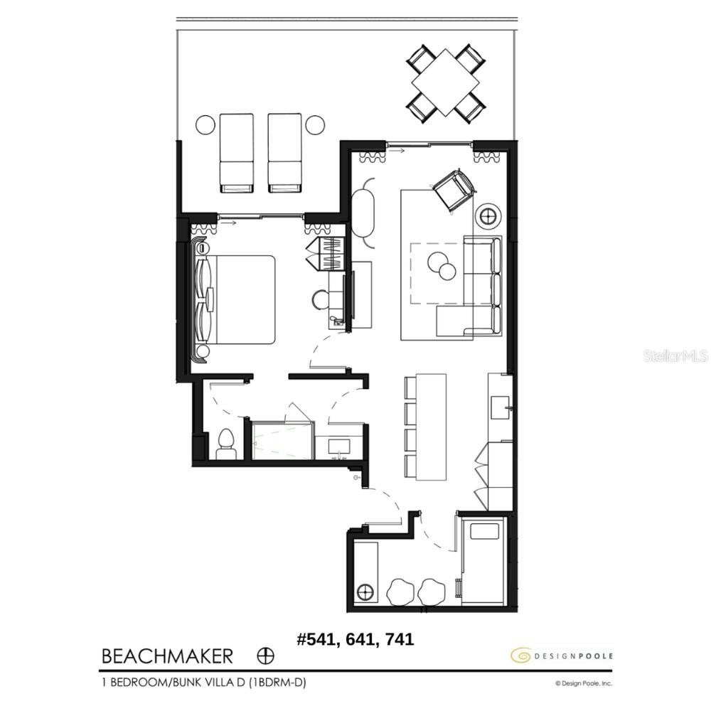 #24 Villa Suite D 1 bedroom+bunk - exact floor plans and pricing may vary