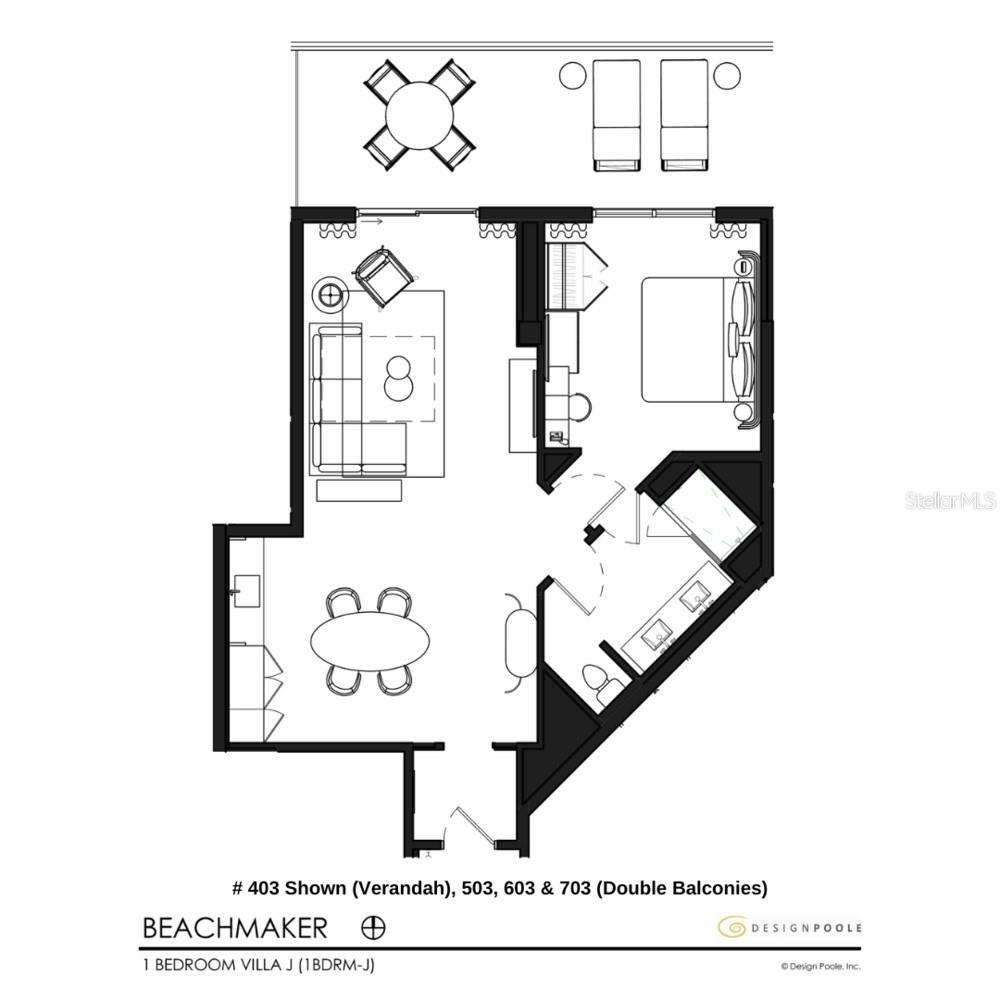 #26 Villa Suite J 1 bedroom - exact floor plans and pricing may vary