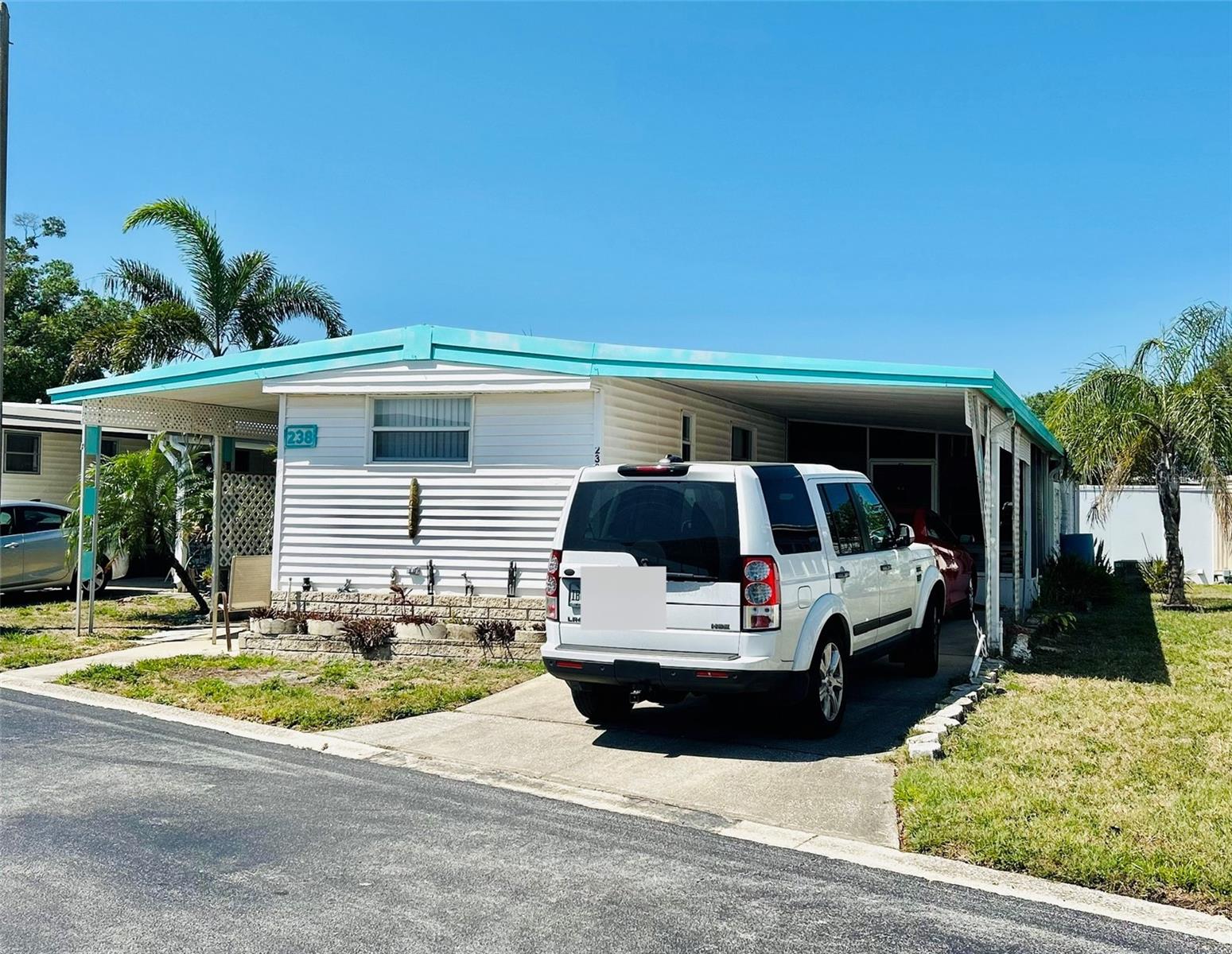 Front carport side