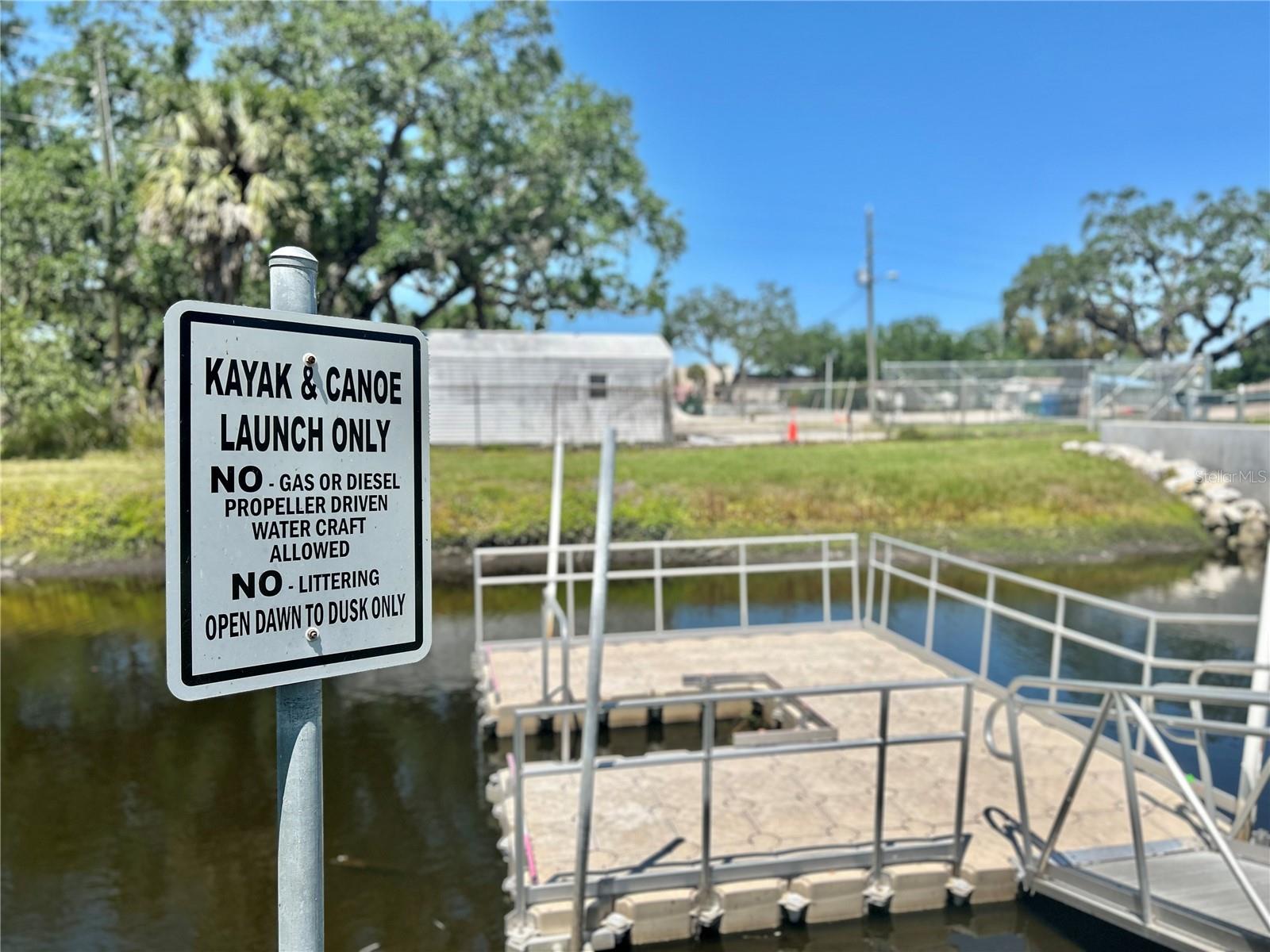 Kayak entrance just outside Cascade park - goes to canal along Cascade area