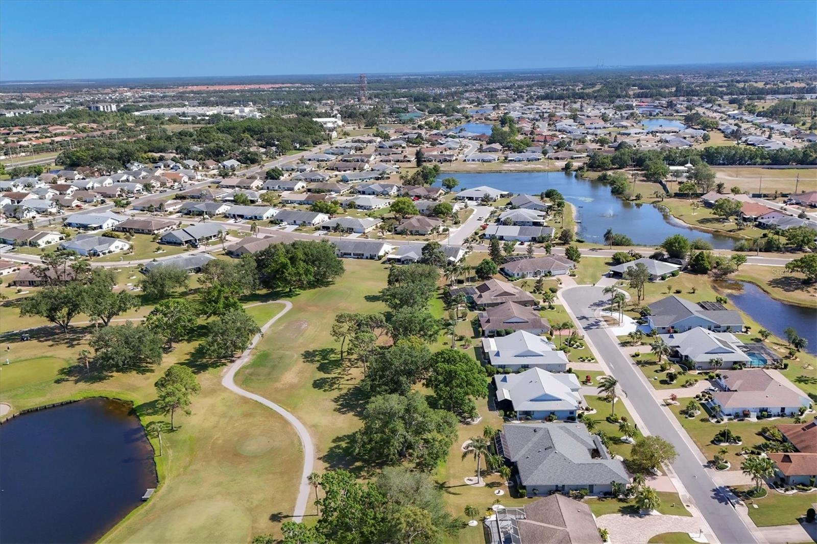 looking south from side aerial
