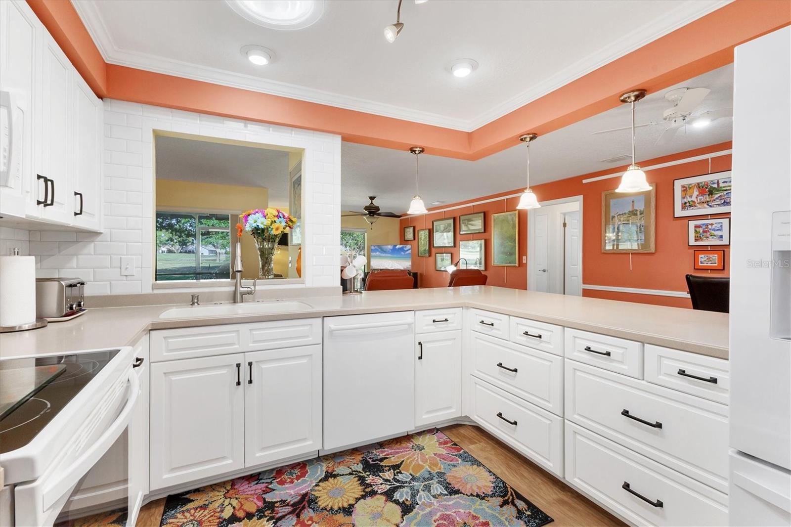 kitchen toward family room
