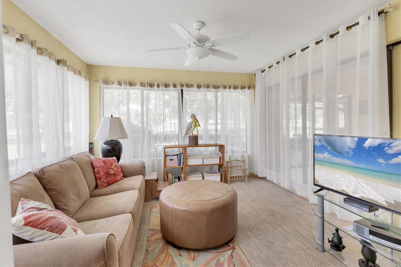 Bonus room off of primary bedroom and living room