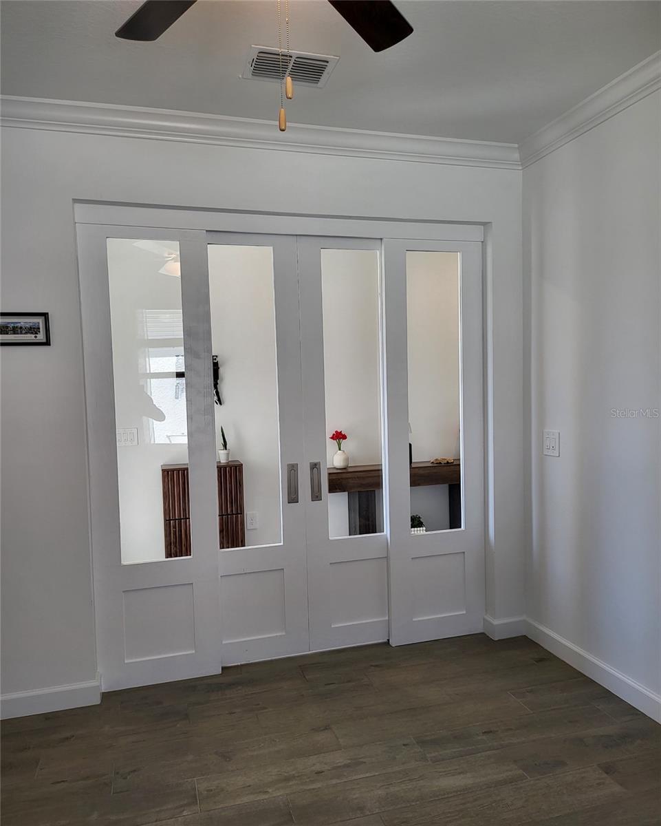 Privacy added for work or guests!