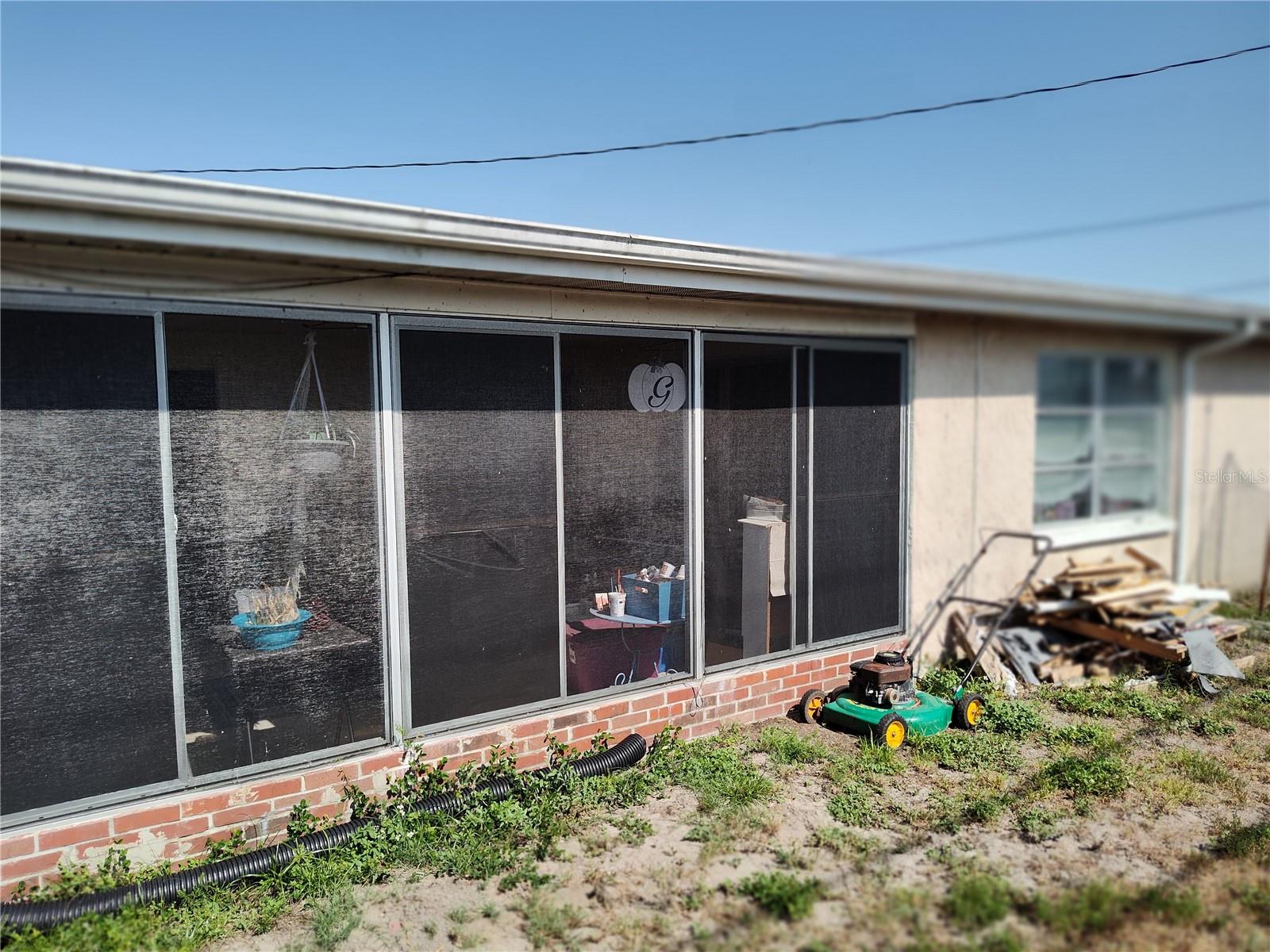 Screened in Florida room