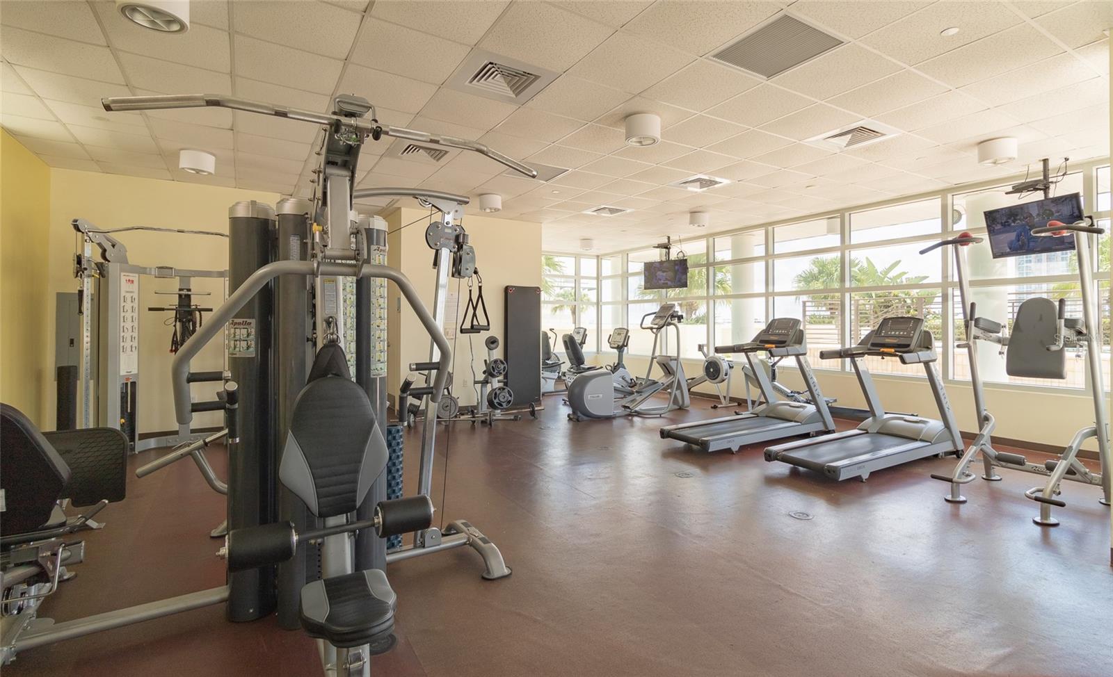 Fitness center located on 9th fl pool deck.