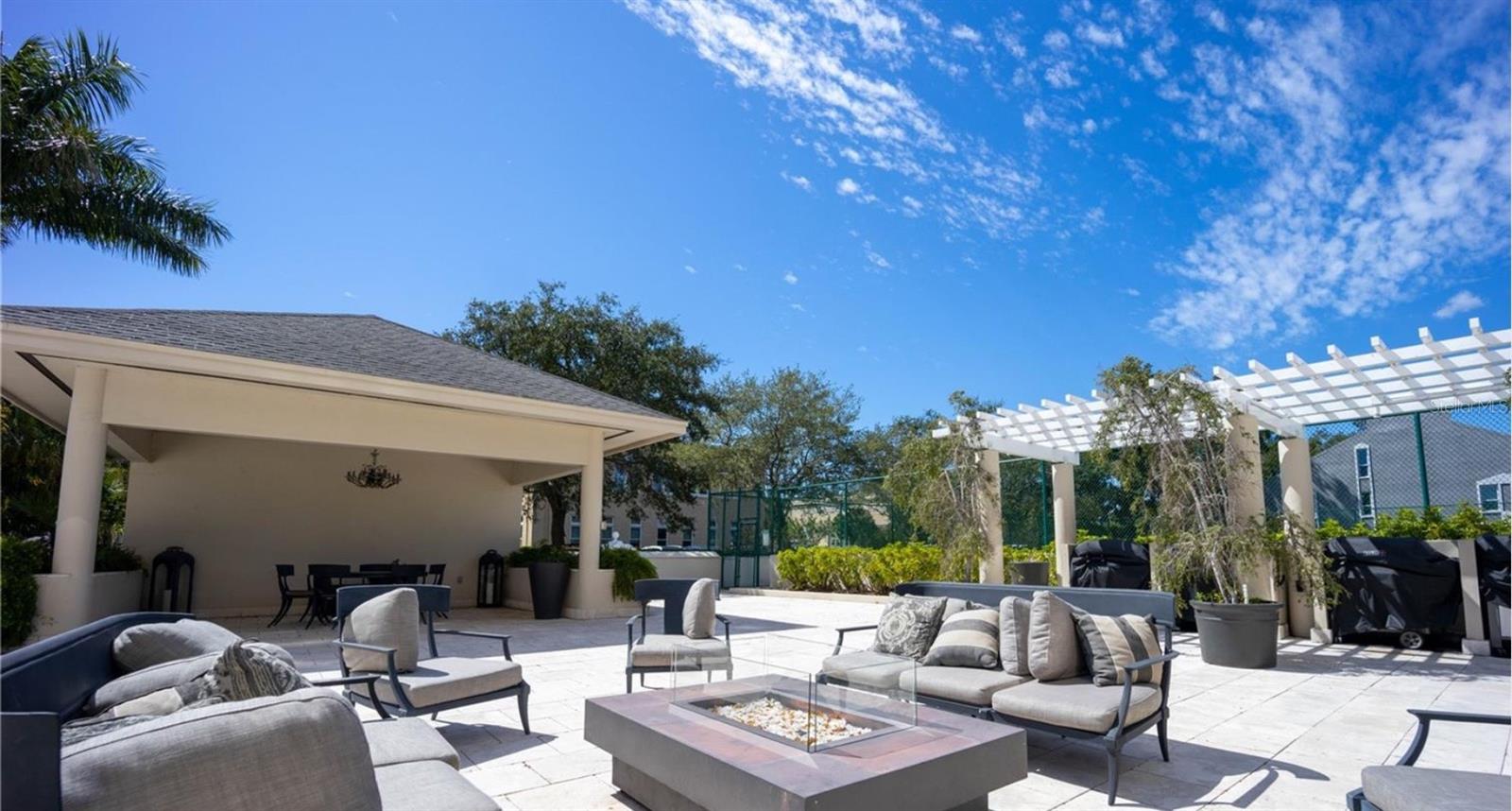 Fire pit and grills