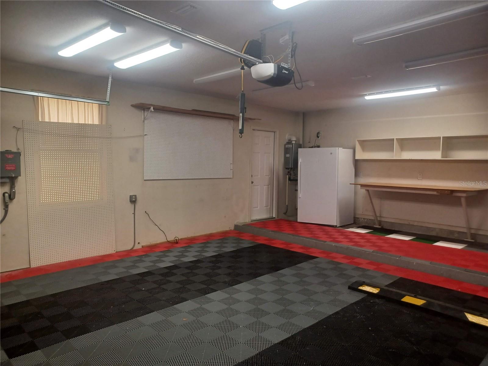 Interior Garage with Work Space