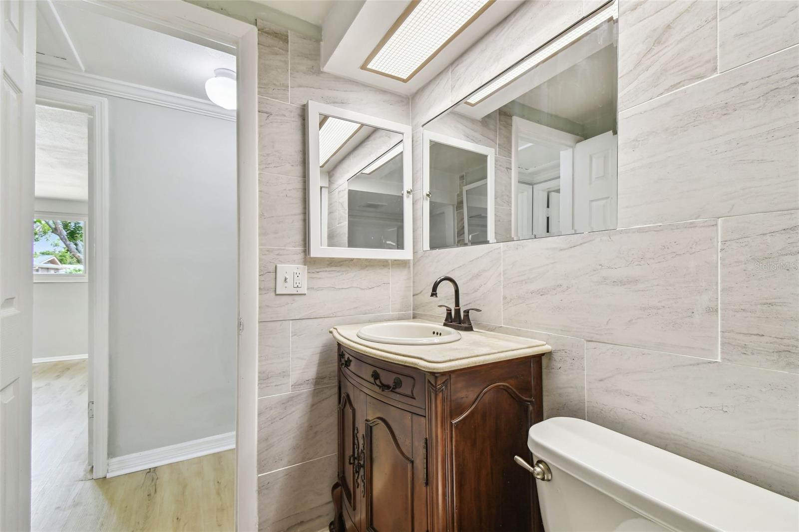 Hall bath