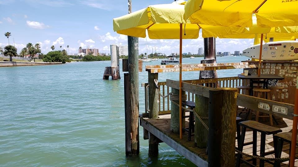 Clearwater Beach bayside at the Bait House