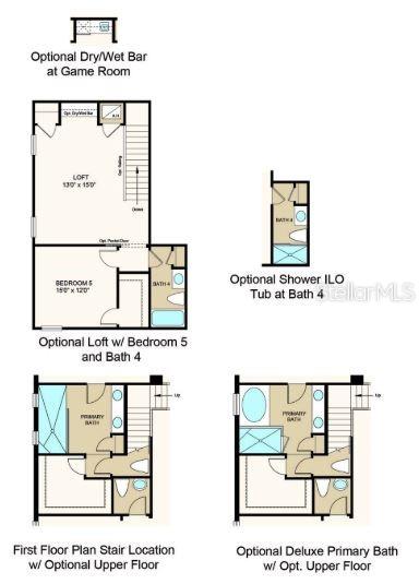 Structural options added include: Gourmet kitchen, study in place of flex, sliding glass door at gathering room, and tray ceiling at foyer, gathering room, study and primary suite.
